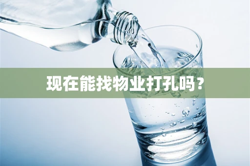 现在能找物业打孔吗？