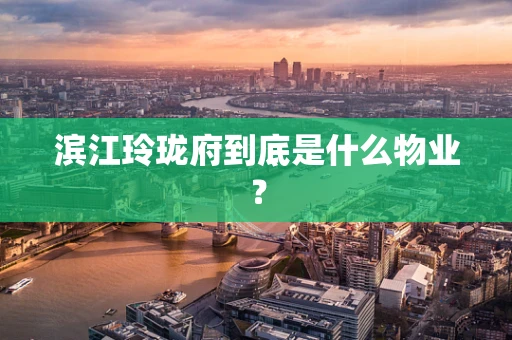 滨江玲珑府到底是什么物业？