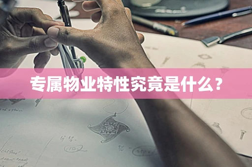 专属物业特性究竟是什么？