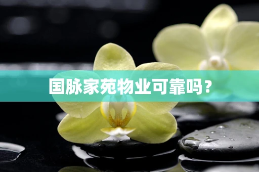 国脉家苑物业可靠吗？