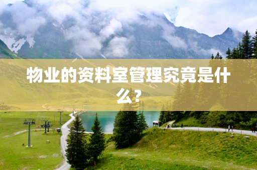 物业的资料室管理究竟是什么？