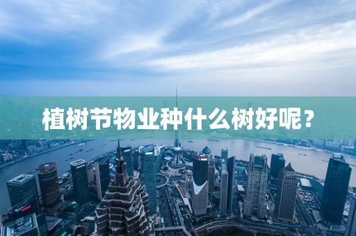 植树节物业种什么树好呢？