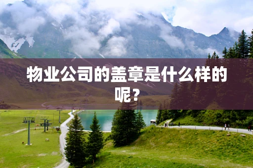 物业公司的盖章是什么样的呢？