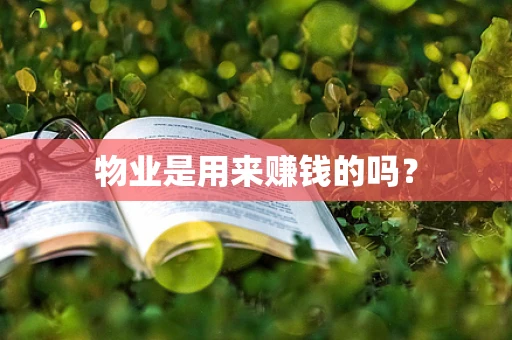 物业是用来赚钱的吗？