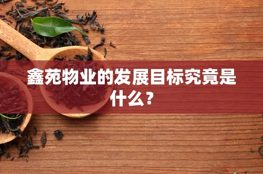 鑫苑物业的发展目标究竟是什么？