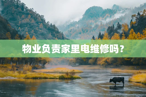 物业负责家里电维修吗？