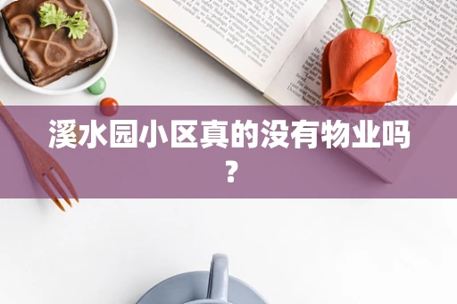 溪水园小区真的没有物业吗？