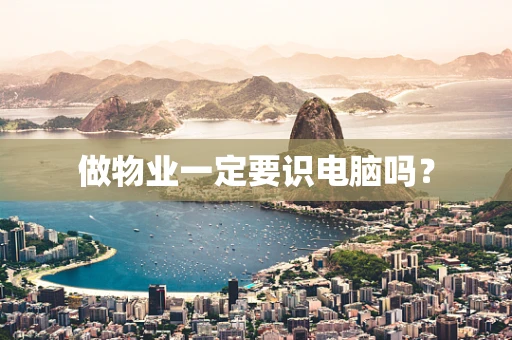 做物业一定要识电脑吗？
