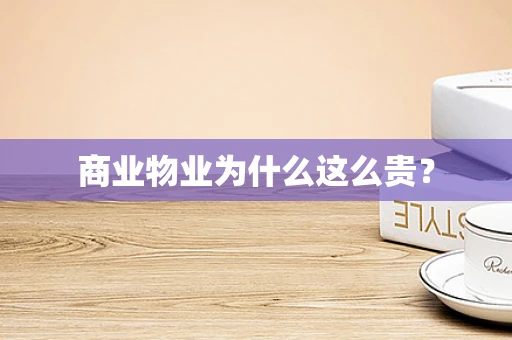 商业物业为什么这么贵？