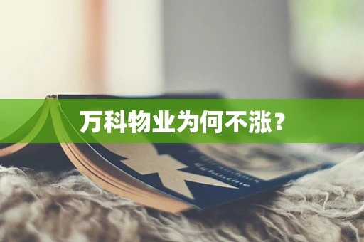 万科物业为何不涨？