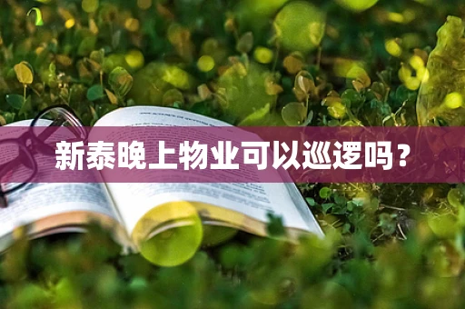 新泰晚上物业可以巡逻吗？