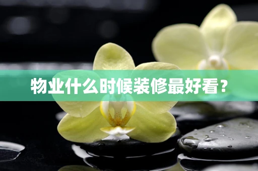 物业什么时候装修最好看？