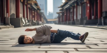 小孩在北京摔倒，物业要赔偿吗？