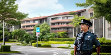 物业小区交警会管吗？